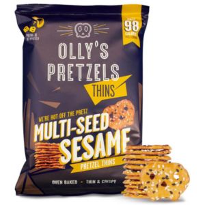 Olly's Multi-Seed Sesame Pretzel Thins 140g