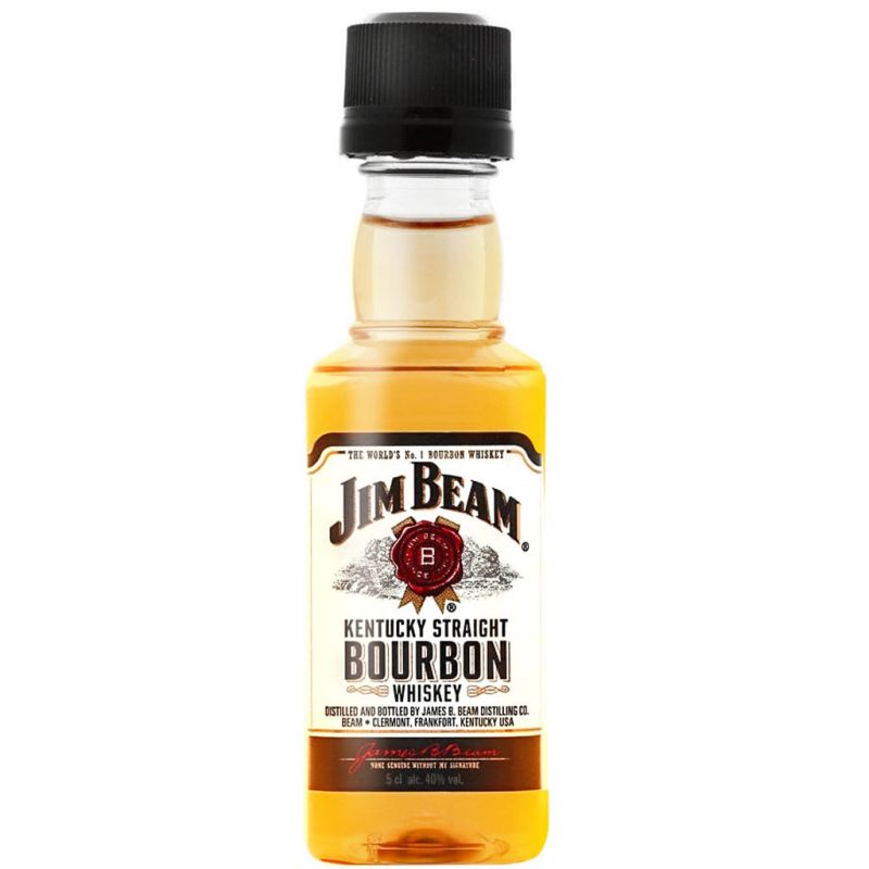 Bermad Oneerlijk Elektricien Jim Beam Bourbon Whiskey Mini 5cl online kopen? | GinFling.nl
