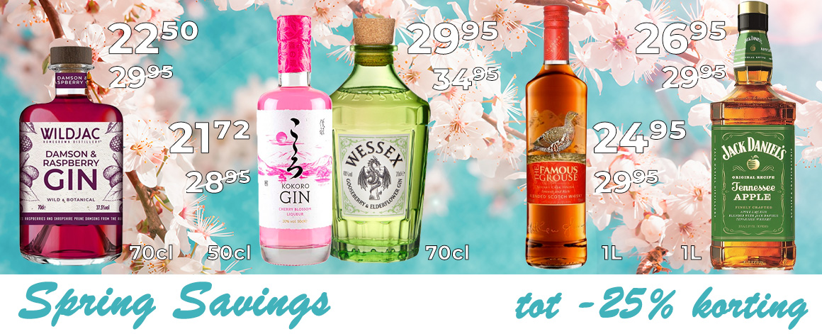 Spring Savings bij Gin Fling