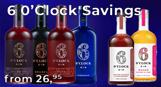 6 O'Clock Gin savings