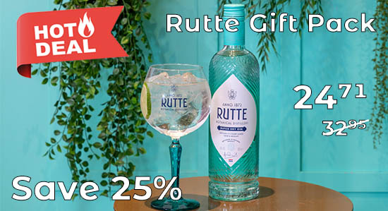 Rutte Dry Gin Gift Pack Hot Deal - save 25%