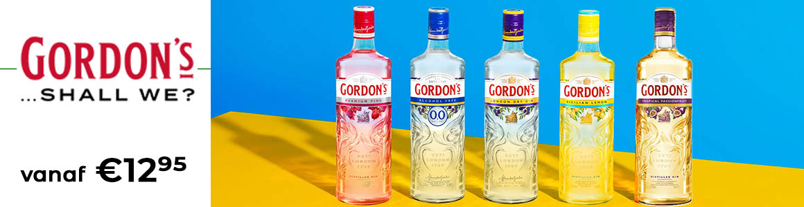 Gordon's Gin vanaf €12,95