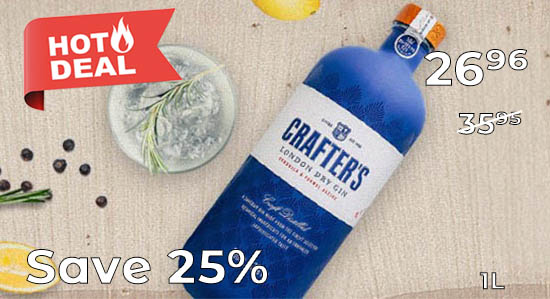 Crafter's London Dry Hot Deal - save 25%