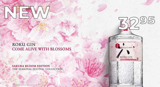 Roku Gin Sakura Bloom Edition - Nieuw