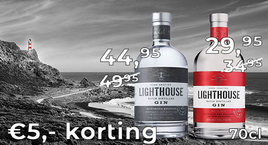 Lighthouse Gin - €5 korting