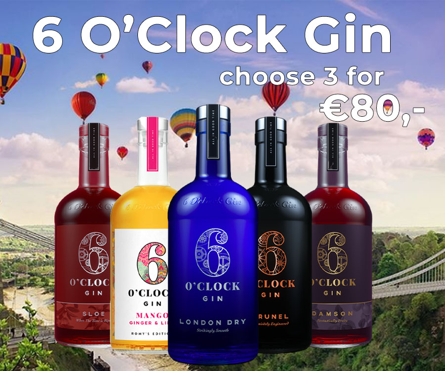 6 O'Clock Gin 3 for €80